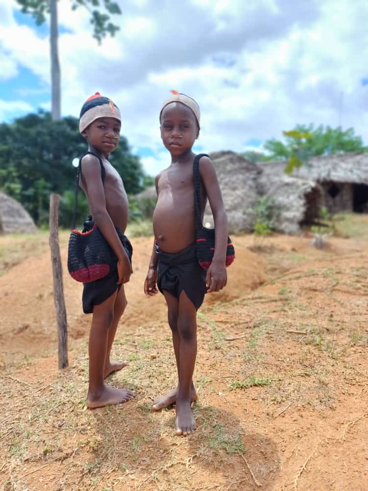 Young BWETE MIOBE NGANGA's wait to go to the forest
